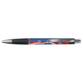 Abstract modern design met Amerikaanse vlag Pen (Achterkant)