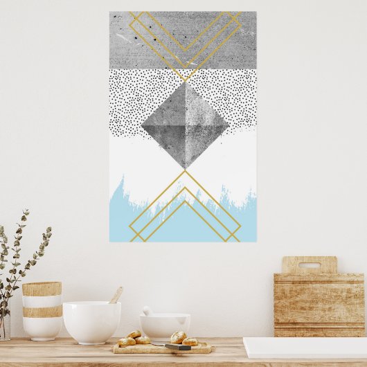 Abstract modern design poster (Keuken)