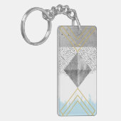 Abstract modern design sleutelhanger (Voorkant Links)