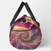 Abstract Modern Draaiend Roze, Goud en Paarse Plunjezak (Rechts)