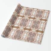 Abstract Modern Earthy Terracotta Boho Cadeaupapier (Uitgerold)