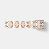 Abstract Modern Earthy Terracotta Boho Grosgrain Lint (Voorkant)