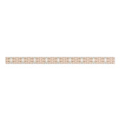 Abstract Modern Earthy Terracotta Boho Grosgrain Lint (Voorkant)