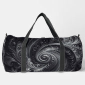 Abstract Modern Eenvoudig Draaiend Zwart-Wit Plunjezak (Voorkant)