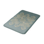 Abstract modern elegant Afro ornamentenpatroon Badmat (Gekanteld)