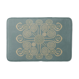 Abstract modern elegant Afro ornamentenpatroon Badmat