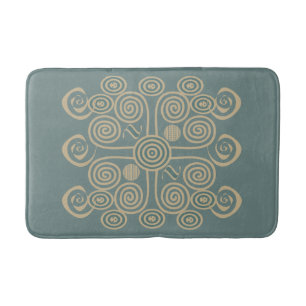 Abstract modern elegant Afro ornamentenpatroon Badmat
