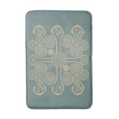 Abstract modern elegant Afro ornamentenpatroon Badmat (Voorkant Verticaal)
