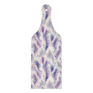  Abstract Modern Floral Feather Pattern Snijplank