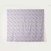 Abstract Modern Floral Feather Pattern Wandkleed (Voorkant (horizontaal))