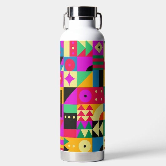 Abstract Modern Garden Waterfles (Voorkant)