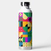 Abstract Modern Garden Waterfles (Links)