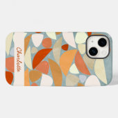 Abstract Modern Geometric Personalized Case-Mate iPhone Case (Achterkant (horizontaal))