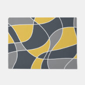 Abstract, modern, geometric, trendy pattern deurmat (Voorkant)
