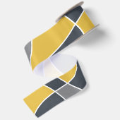Abstract, modern, geometric, trendy pattern satijnen lint (Achterkant)