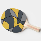 Abstract, modern, geometric, trendy pattern tafeltennisbatje (Zijkant)