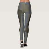 Abstract modern geometriepatroon leggings (Achterkant)