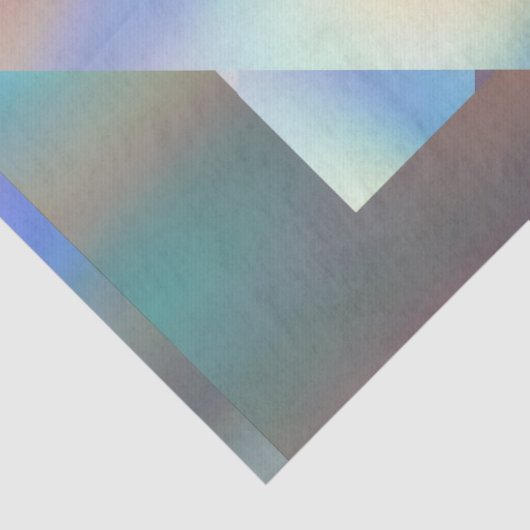 Abstract Modern Geometrisch Pastel Holografisch Tissuepapier (Detail)