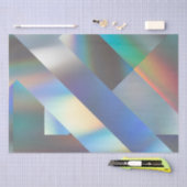 Abstract Modern Geometrisch Pastel Holografisch Tissuepapier (Craft)