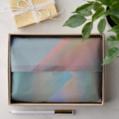 Abstract Modern Geometrisch Pastel Holografisch Tissuepapier (Geschenk)