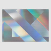 Abstract Modern Geometrisch Pastel Holografisch Tissuepapier (Voorkant)
