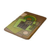 Abstract modern geometrisch patroon badmat (Gekanteld)