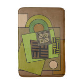 Abstract modern geometrisch patroon badmat (Voorkant Verticaal)