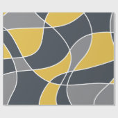 Abstract, modern, geometrisch, trendpatroon cadeaupapier (Vlak)