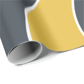 Abstract, modern, geometrisch, trendpatroon cadeaupapier (Rol Hoek)