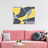 Abstract, modern, geometrisch, trendpatroon canvas afdruk (Insitu (Woonkamer))
