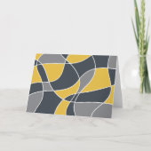 Abstract, modern, geometrisch, trendpatroon kaart (Voorkant)