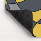 Abstract, modern, geometrisch, trendpatroon muismat (Hoek)