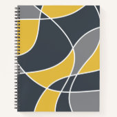 Abstract, modern, geometrisch, trendpatroon notitieboek (Voorkant)