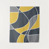 Abstract, modern, geometrisch, trendpatroon wandkleed (Voorkant)