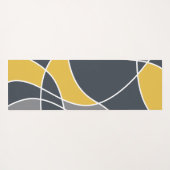 Abstract, modern, geometrisch, trendpatroon yogamat (Achterkant (horizontaal))