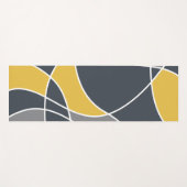 Abstract, modern, geometrisch, trendpatroon yogamat (Voorkant (horizontaal))