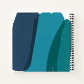 Abstract modern gepersonaliseerd dankbaarheidsdagb notitieboek (Achterkant)