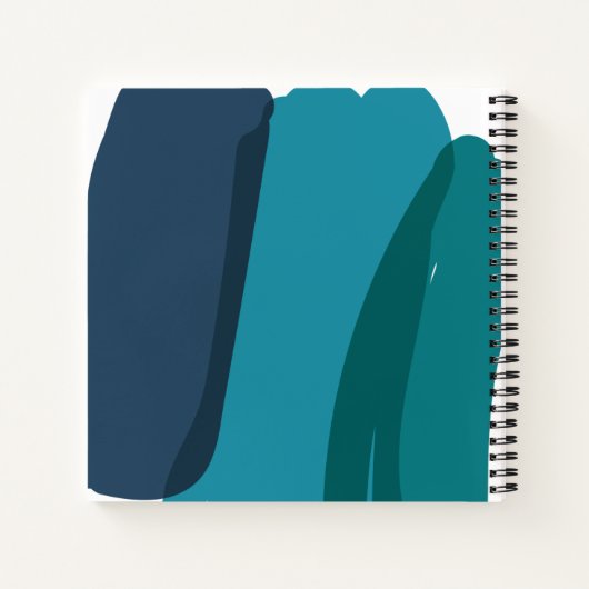 Abstract modern gepersonaliseerd dankbaarheidsdagb notitieboek (Achterkant)