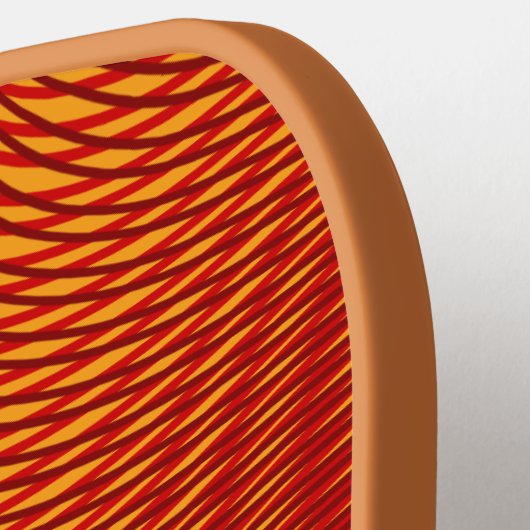  Abstract Modern Gesmolten Koper Moiré Effect Aang Pickleball Paddle (Links Detail)