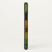 Abstract modern groen golvend patroon Case-Mate iPhone case (Achterkant / rechts)