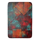 Abstract Modern Kleurrijk Koel Artistiek Patroon Badmat (Voorkant Verticaal)