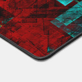 Abstract Modern Kleurrijk Koel Artistiek Patroon Bureaumat (Hoek)