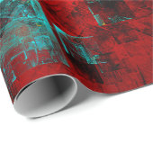 Abstract Modern Kleurrijk Koel Artistiek Patroon Cadeaupapier (Rol Hoek)