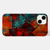 Abstract Modern Kleurrijk Koel Artistiek Patroon Case-Mate iPhone Case (Achterkant (horizontaal))