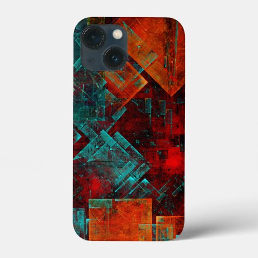 Abstract Modern Kleurrijk Koel Artistiek Patroon Case-Mate iPhone Case (Achterkant)