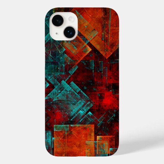 Abstract Modern Kleurrijk Koel Artistiek Patroon Case-Mate iPhone Case (Achterkant)