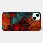 Abstract Modern Kleurrijk Koel Artistiek Patroon Case-Mate iPhone Case (Achterkant (horizontaal))