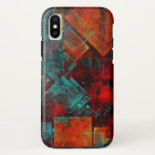 Abstract Modern Kleurrijk Koel Artistiek Patroon Case-Mate iPhone Case (Achterkant)