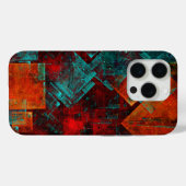 Abstract Modern Kleurrijk Koel Artistiek Patroon Case-Mate iPhone Case (Achterkant (horizontaal))