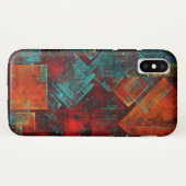 Abstract Modern Kleurrijk Koel Artistiek Patroon Case-Mate iPhone Case (Achterkant (horizontaal))